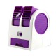 AMA(TM) Portable Dual Mini USB Battery Fan Car Vehicle Fan Air Conditioner Cooler (Purple) - B01ITF7UDM